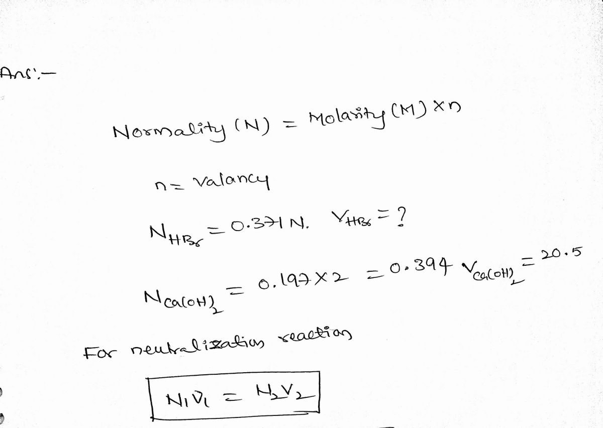 Chemistry homework question answer, step 1, image 1